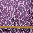 thumbnail image 5 of Fabric Mart Direct Purple Burnout Velvet Fabric By The Yard, 44 inches or 111 cm width, 17 Continuous Yards Purple Velvet Fabric, Leaves, Upholstery Drapery Curtain Wholesale Fabric, Window Treatment, 5 of 8