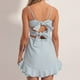 thumbnail image 4 of Mini vestido elegante para mujer estilo Sexy vestido con volantes y tirantes traje de vacaciones ajustado Hugtrwg Para estrenar, 4 of 6