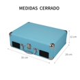 thumbnail image 3 of Tornamesa Bluetooth Bocina Tocadiscos Vinil Portatil Vintage Picool  Tocadiscos Bluetooth, 3 of 8