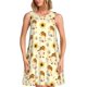 thumbnail image 1 of Balery Watercolor Bee Honey Honeycomb Bee Vestidos de verano para mujer con estampado: vestido holgado sin mangas, vestido playero informal y cómodo para días calurosos., 1 of 7