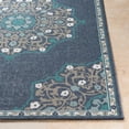 thumbnail image 3 of Alfresco Denim 7'3" Round Traditional Indoor/Outdoor Round Area Rug, 3 of 6