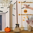 thumbnail image 4 of Animated Floating Witch'S Broom with Moving Shaft - Spooky Halloween Decoration, Tall Dancing Broomstick for Haunted House, Party, Porch - Battery-Powered (AAA Not Included) - Indoor/Outdoor, 4 of 9