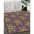 thumbnail image 2 of Ahgly Company Indoor Rectangle Patterned Dark Almond Brown Area Rugs, 5' x 8', 2 of 6