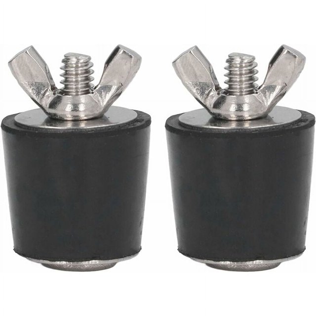 Tapones de goma para piscina, 2 piezas, tapones de goma para invierno, tapón cónico, accesorios para piscina, 25mm