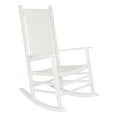 thumbnail image 4 of Shine Company Traditional Hardwood Patio Porch Rocker in White, 4 of 7