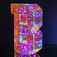 thumbnail image 1 of Xihbxyly Luces Led para San Valentín, Decoración Alfanumérica Colorida, 100 Cuentas, Letras para Exhibir, Decoración Festiva para Bodas, Funciona con Pilas Usb, 25 X 17 X 6 Cm, 1 of 3
