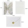 thumbnail image 2 of 20 Set Butterfly Invitation Cards (Silver Glitter), 2 of 5