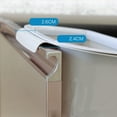thumbnail image 2 of Bote de basura colgante sin tapa para cocina, dormitorio o escritorio, diseño innovador y práctico, color azul, modelo 5865, ideal para organizar tu espacio., 2 of 6