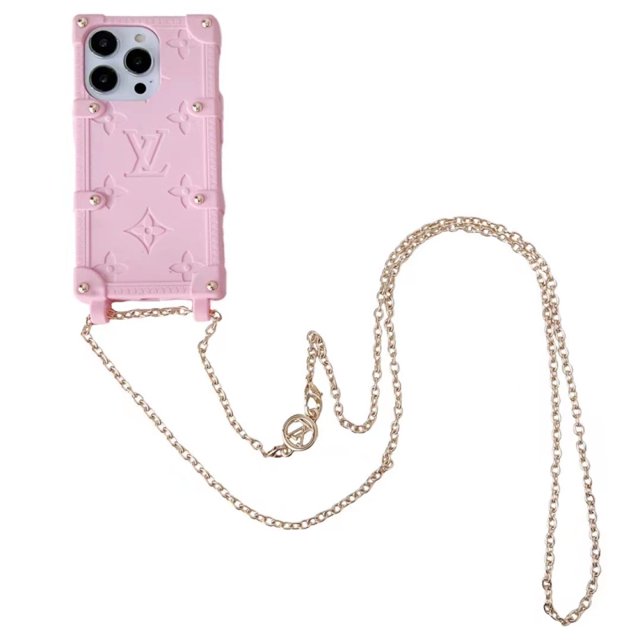 Funda Para iphone 13ProMax 13 14 Pro Max LV Cordón De Cuero Gao Jiahui unisex