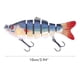 thumbnail image 2 of Señuelos de pesca de 10cm, Swimbait multiarticulado, cebo duro realista para lubina, trucha, perca, agua dulce y salada, 3 uds., 2 of 8