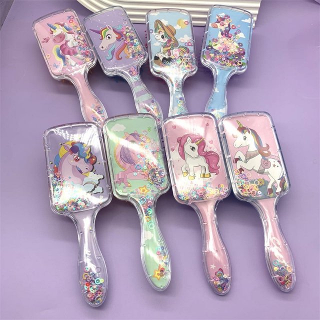Botu, venta al por mayor, peine kawaii sanrio, anime Cinnamoroll Kuromi, melodía, peines para masaje del cuero cabelludo de dibujos animados, regalos de navidad, cepillo de pelo de aire