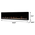 thumbnail image 3 of Dimplex Ignite XL 60-In Electric Fireplace w/ Driftwood Log Kit, 3 of 4