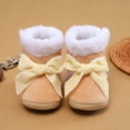 thumbnail image 7 of Huowey Newborn Baby Girls Boys Warm Shoes Plush Snow Booties Soft Comfortable Boots Newborn Warming And Fashion Shoes Lovely Footwear, 6-12 Months, 7 of 7