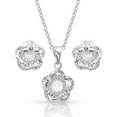 thumbnail image 2 of Montana Silversmiths Women's Starlight Flower Jewelry Set 2 Piece Silver One Size, 2 of 5