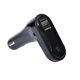 thumbnail image 3 of Transmisor FM compatible con Bluetooth, modulador, manos libres, reproductor de MP3 para coche, lector USB, AUX, TF, SD, 5 V, 2,1 A, cargador rápido USB, diseño de coche, 3 of 5