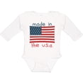 thumbnail image 3 of Inktastic Made in the U.S.A. Boys or Girls Long Sleeve Baby Bodysuit, 3 of 5