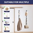 thumbnail image 4 of Skateboard Rack-6-Tier Skateboard Wall Mount & Snowboard Rack –Snowboard Wall Mount – Space-Saving Multi-Functional Storage Solution, 4 of 7