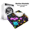 thumbnail image 6 of 50x60 inch Crystal Fleece & Arctic Fleece Blanket Soft Bed Throws for Home or Camping Colorful Halloween Elements, 6 of 7