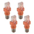 thumbnail image 2 of Coaxial to Ethernet Adapter, 4 Pack Coax RF F Female to RJ45 Male Converter for Line Tester, 2 of 5