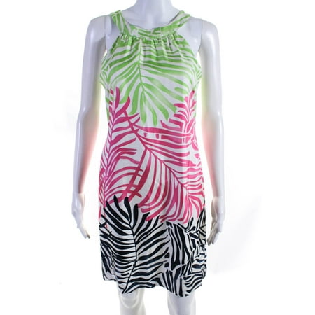 

Pre-owned|Vineyard Vines Wopmens Silk Striped Sleeveless Dress Multi Colored Size 2