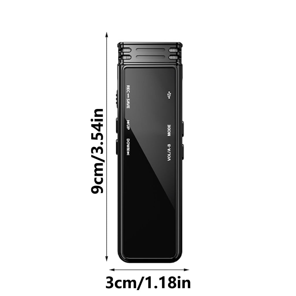 Voice Activated 32GB Digital Recorder with Color Screen Feature Noise Reduction for Lectures Meetings Interviews