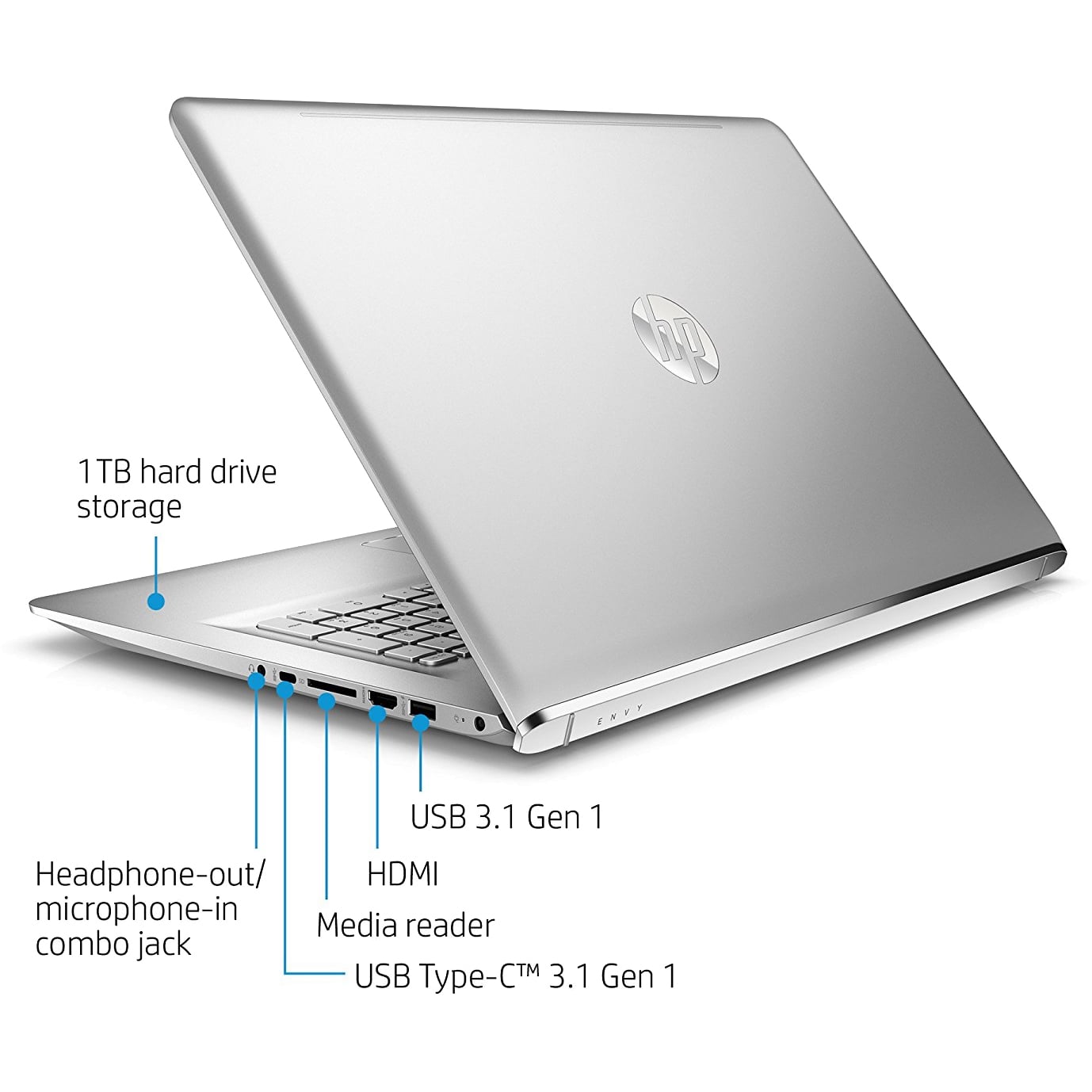 HP ENVY ノートパソコン 17インチ　i7-7500U Amazon.com: HP Envy 17-inch Laptop, Intel Core i7-7500U, NVIDIA