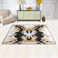 thumbnail image 3 of Non-Slip Area Rug 31"x20" Indoor Washable Floor Mats Carpet Printed for Living Room, Bedroom, Home Decor Brown and Black Pattern, 3 of 7