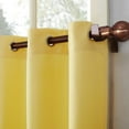 thumbnail image 4 of No. 918 Montego Window Curtain Valance/Kitchen Curtains, Set of 2, 56" x 36" in Yellow, 4 of 5