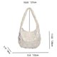 thumbnail image 3 of Bolsa de viaje para mujer, bolsa acolchada de algodón acolchado informal, bolsas para axilas para mujer (blanco) Tmvgtek Para Estrenar, 3 of 9