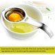 thumbnail image 3 of Separador de huevos Filtro de clara de yema de huevo Divisor de huevos de grado alimenticio Tamiz de huevos de acero inoxidable Gadget de cocina Herramienta para hornear/panadero Extractor de huevos ER, 3 of 5