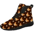 thumbnail image 5 of Aidianart Mens Corgi High Top Shoes High Top Sneakers Size 5, 5 of 5