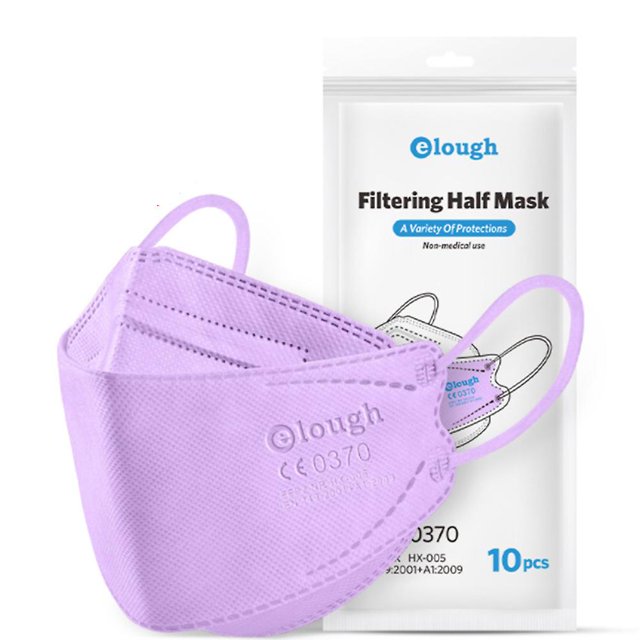 30 Unids FFP2 KN95 Máscara Máscara de Protección 4 Capas Máscara Protectora Anti Polvo Contaminación Mascarilla BANYUO Hogar