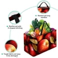 thumbnail image 3 of Fruit Collapsible Oxford Cloth Tote Bag: Reusable, Foldable, and Large Capacity - Ideal Laundry, Cube, and Bucket Organizer, 3 of 7