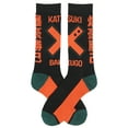 thumbnail image 4 of My Hero Academia Men's Katsuki Bakugo Mid-Calf Athletic Crew Socks, 4 of 7