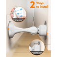 thumbnail image 3 of Magnetic Door Stopper 2 Pack - Black Door Stoppers Keep Door Open Strong Magnetic Door Stop for Bottom of Door, Strong Door Holder for Wall and Floor Mount, 3 of 10