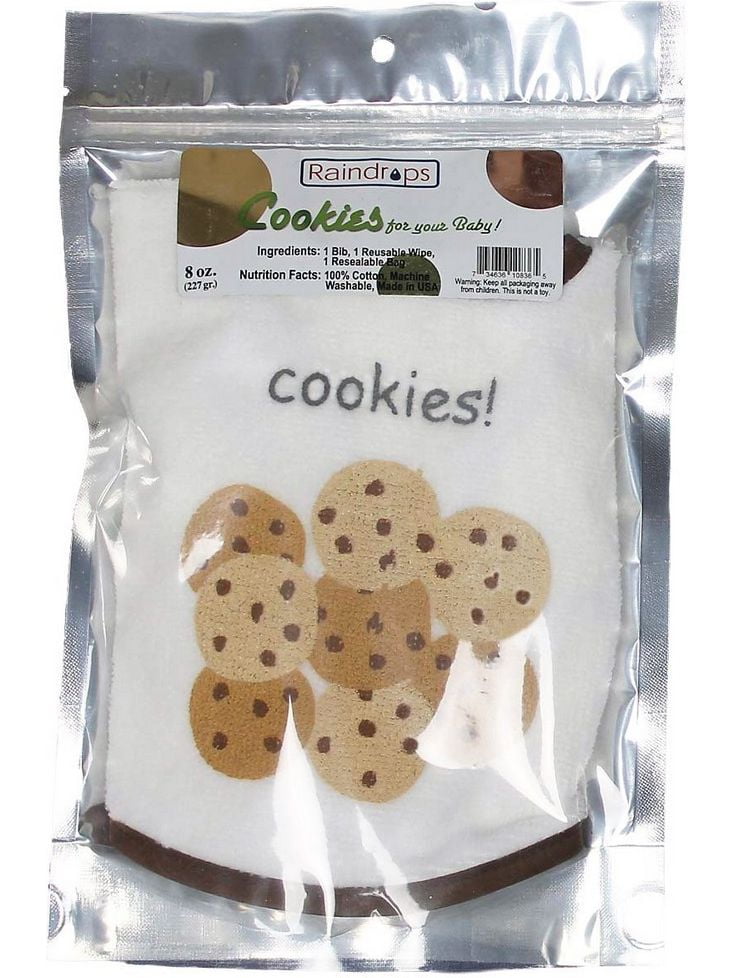 Raindrops Unisex Baby Bib-To-Go 3-Piece Gift Set, Cookies by Raindrops