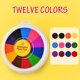 thumbnail image 5 of Almohadilla de pintura de 12 colores con BookFunny, Kit de pintura de dedos, juguetes de dibujo de dedos, Kit de herramientas educativas, pintura de barro para niños, 5 of 5