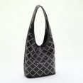 thumbnail image 4 of Fashion Rivet Bag Gold Leopard Brand Design Punk Style Light Luxury Commuting Allmatch Cool Frosted Bucket Shoulder Underarm Bag, 4 of 6