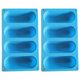 thumbnail image 1 of 2pcs Hot Dog Bun Pan Silicone Hot Dog Bun Mold Sausage Mold Bread Making Molds, 1 of 4