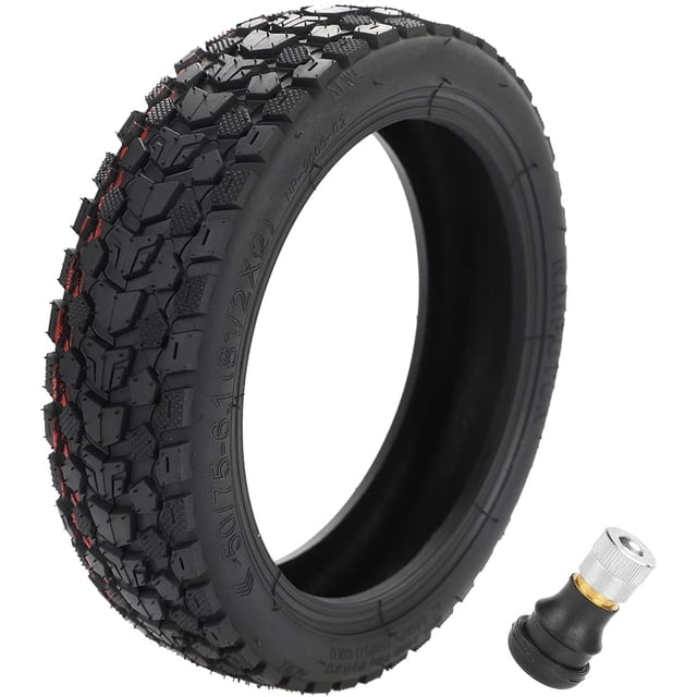 Neumático de scooter 50/75-6.1 (8 1/2 * 2) Neumático sin cámara para Xiaomi M365/1S/Pro/Pro 2 Reemplazo de neumático de rueda delantera/trasera para todos los scooters de 8,5 pulgadas Antideslizante