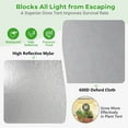thumbnail image 5 of Costway 5x5 Grow Tent, 60''x60''x80'' High Reflective Mylar w/Observation Window Grey, 5 of 9