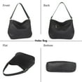 thumbnail image 6 of Montana West Soft Hobo Bags for Women Purses and Handbags Shoulder Satchel Bag, Solid Black, 6 of 8