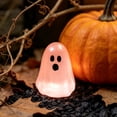 thumbnail image 6 of 50pcs Lighted Mini Ghost Halloween Figurine, Glowing Little Ghost Trinket for Tabletop, Mantel, Shelf, Entryway and Party Display, Cute Seasonal Accent for Spooky Home Decoration, D, 6 of 6