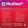 thumbnail image 1 of McAfee+ Premium - Individual (Windows/Mac/Android/iOS) - 1 Year Subscription [Digital Code], 1 of 8