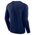 thumbnail image 3 of Men's Fanatics Navy Minnesota Twins Strike the Goal Long Sleeve T-Shirt, 3 of 3