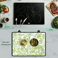 thumbnail image 5 of Renewold Glass Top Stove Cover for Electric Stove, Foldable Cooktop Protector Multipurpose Mat Washer Dryer Top Protector Kitchen Decor Accessories, Green Leaf, 5 of 7