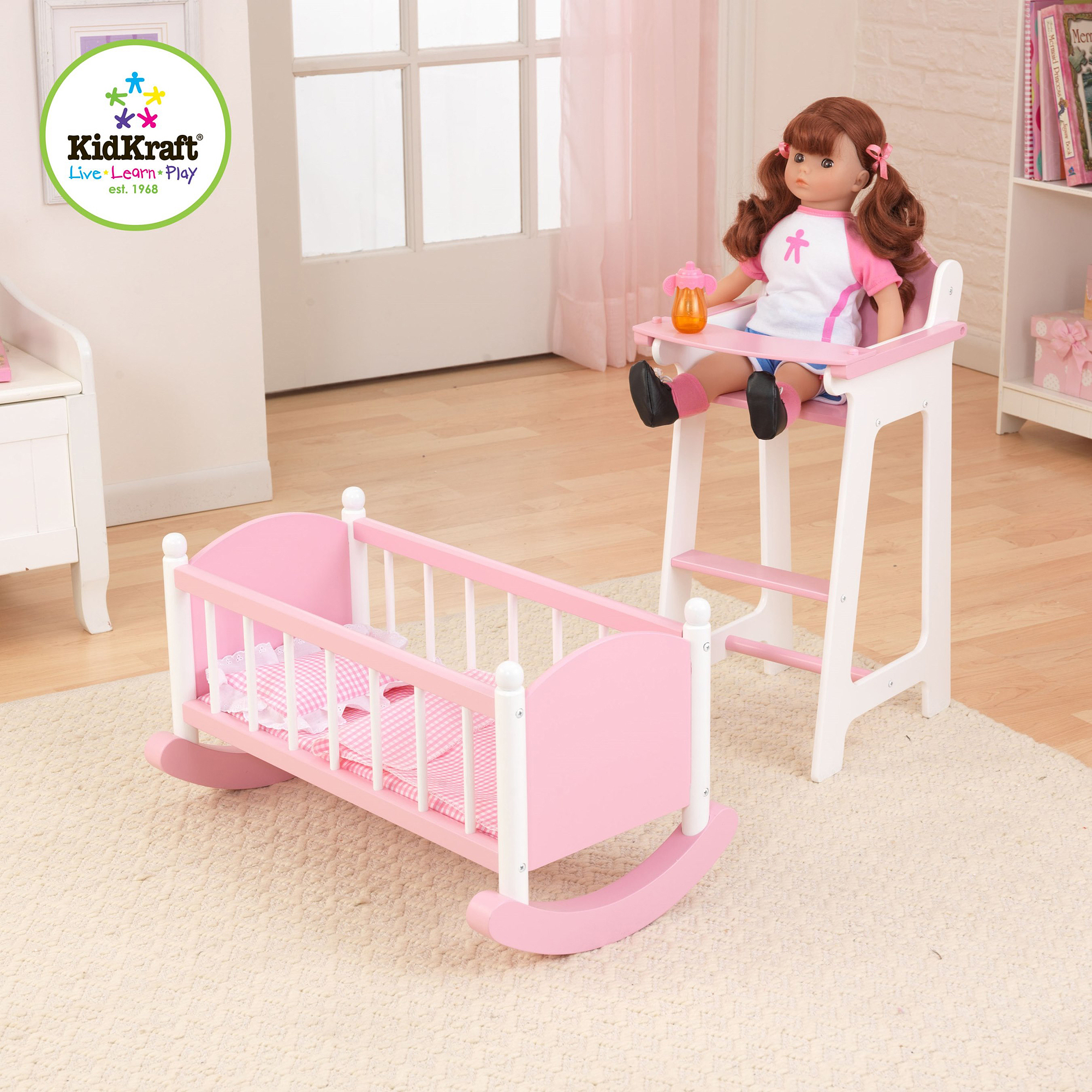 kidkraft sweet roses doll furniture set