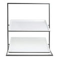 thumbnail image 4 of HUBERT Bakery Display Stand 2-Tier Black - 23 1/10L x 13 4/5W x 25 1/5" H, 4 of 7