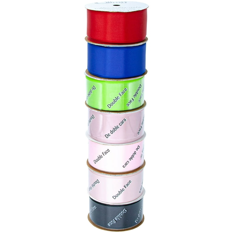 Custom Multi- Sizes 196 Stock Color Chart 100% Polyester Satin Gift Ribbon  Wholesale - China 1 1/2 Satin Ribbon 100 Yards and 1 Inch Green Double  Faced Satin Ribbon Polyester price