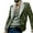 Green, variant on Herrnalise Jackets for Men Casual Keep Warm Thicken Long Sleeve Turndown Button Jacket Patchwork Coats Green